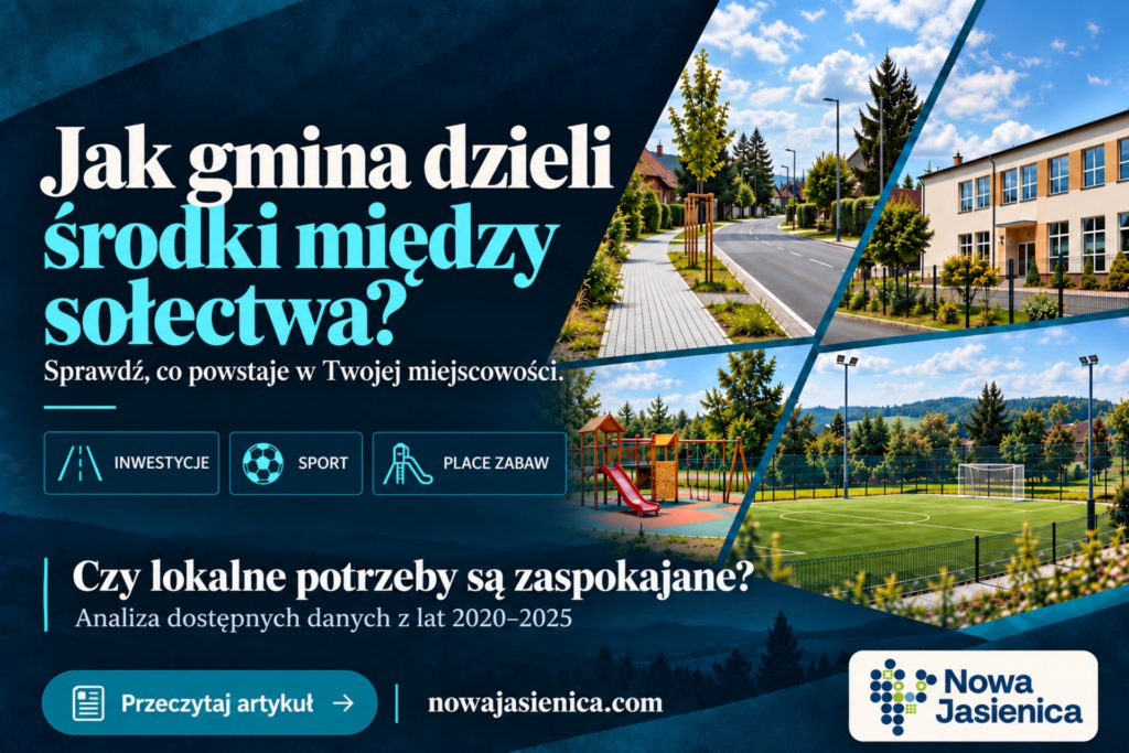 Jak gmina Jasienica dzieli pieniądze między sołectwa
